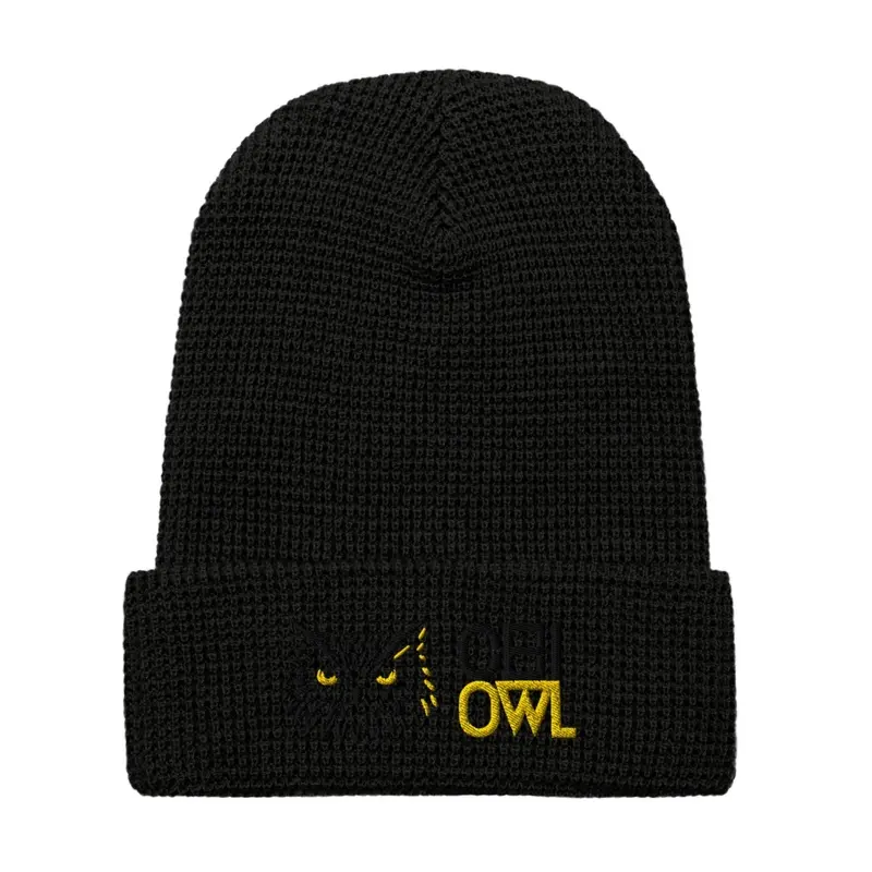 Chi-Owl Waffle Beanie